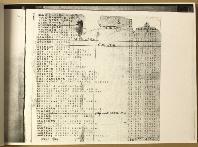 1939 : TOUS BUREAUX (A-C)