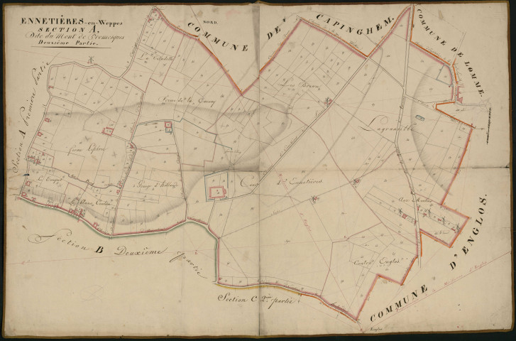 ENNETIERES-EN-WEPPES - 1814