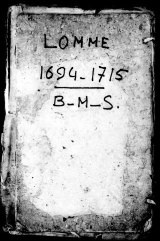 LOMME / BMS [1694-1715]