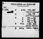 MONCHAUX-SUR-ECAILLON / BMS [1737-1791]