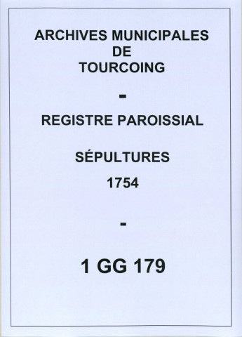 TOURCOING / S [1754 - 1754]