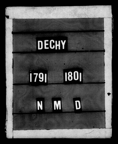 DECHY / S, Ta [1782-1801]