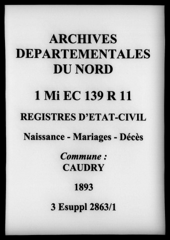 CAUDRY / NMD, Ta [1893-1895]