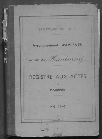 HAUTMONT / M [1945 - 1945]