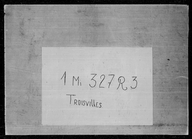 TROISVILLES / BMS [1783-1789]