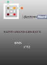 SAINT-AMAND-LES-EAUX / BMS [1753 - 1753]