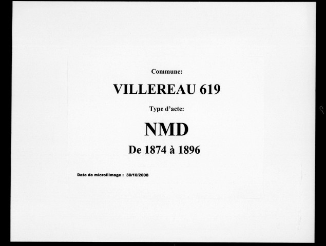 VILLEREAU / NMD, Ta [1874-1896]