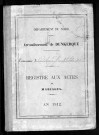 COUDEKERQUE-BRANCHE - Section D et C / M [1912 - 1912]