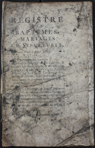 LE MAISNIL / BMS [1783-1783]