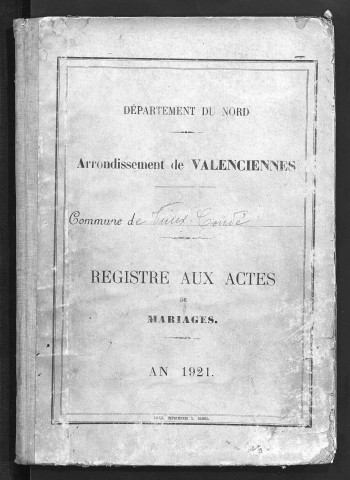 VIEUX-CONDE / M [1921 - 1921]