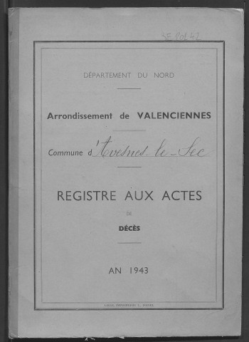 AVESNES-LE-SEC / D [1943 - 1943]