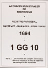 TOURCOING / B [1694 - 1694]