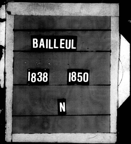 BAILLEUL / N [1838-1850]