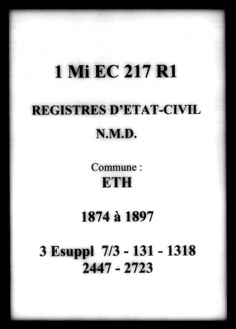 ETH / NMD [1876-1897]