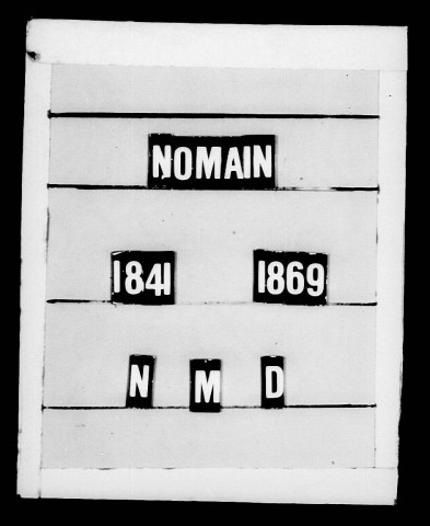NOMAIN / NMD [1841-1868]