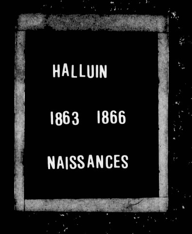 HALLUIN / N [1863-1866]