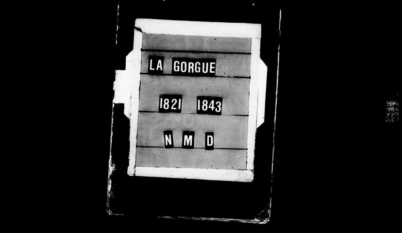 LA GORGUE / NMD [1838-1858]
