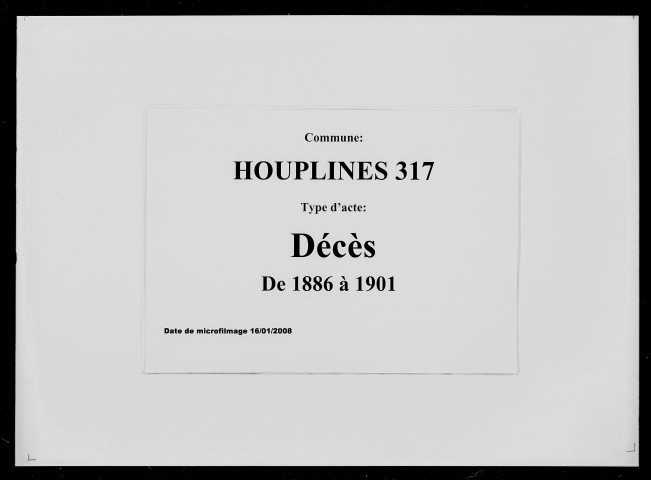 HOUPLINES / D [1886-1901]