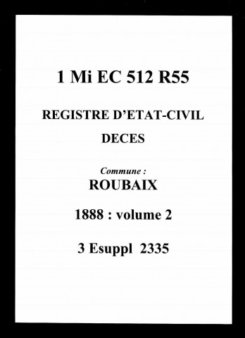 ROUBAIX / D [1888-1888]