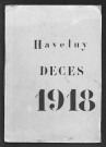 HAVELUY / D [1918 - 1918]
