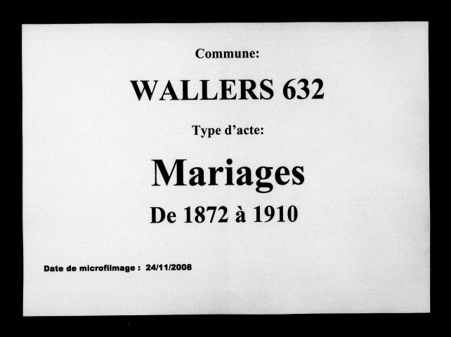 WALLERS / M [1872-1910]