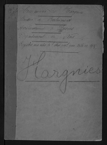 HARGNIES / NMD [1914 - 1915]