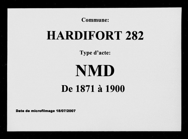 HARDIFORT / NMD [1871-1900]