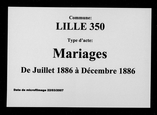 LILLE / M (07/1886 - 12/1886) [1886]