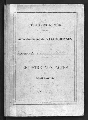 VIEUX-CONDE / M [1923 - 1923]