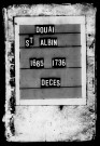 DOUAI (ST ALBIN) / S, Ta [1685-1736]