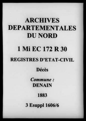 DENAIN / D, Ta [1883-1887]