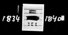 FENAIN / NMD [1834-1840]