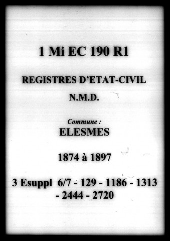 ELESMES / NMD [1874-1897]