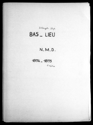 BAS-LIEU / NMD [1874-1888]