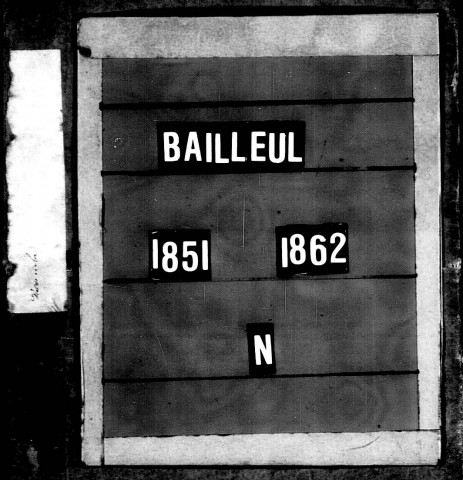 BAILLEUL / N [1851-1862]