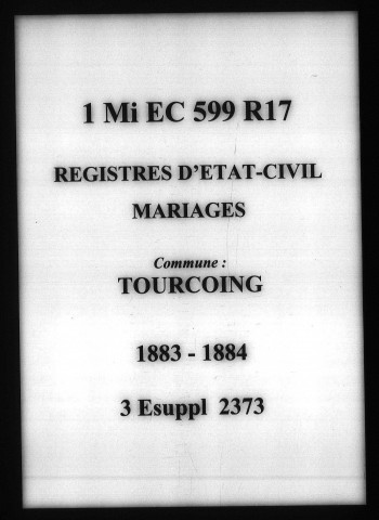 TOURCOING / M, Ta [1883-1884]