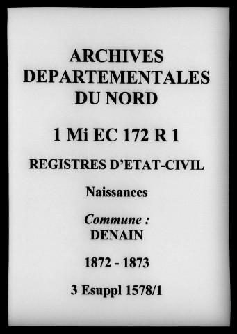 DENAIN / N, Ta [1872-1874]