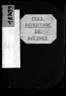 1923 : AVESNES