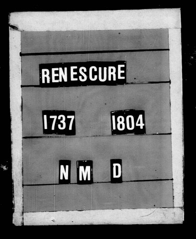 RENESCURE / BMS (désordre) [1757-1804]