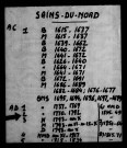 SAINS-DU-NORD / BMS [1770-1792]