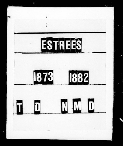 ESTREES / Td NMD [1873-1882]