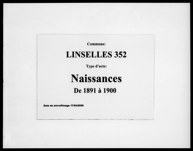 LINSELLES / N [1891-1900]