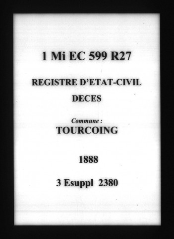 TOURCOING / D, Ta [1888-1888]