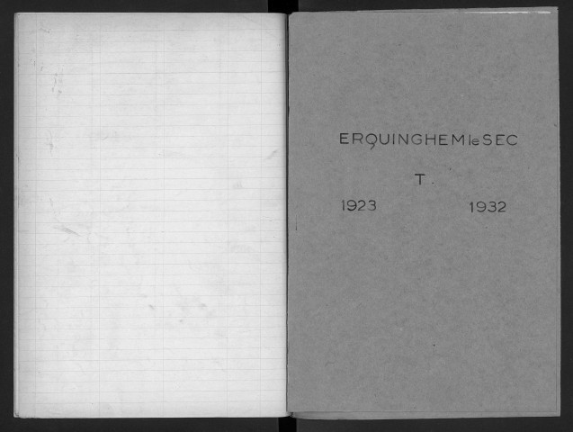 ERQUINGHEM-LE-SEC / 1923-1932