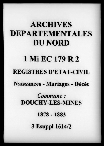 DOUCHY-LES-MINES / NMD, Ta [1878-1887]