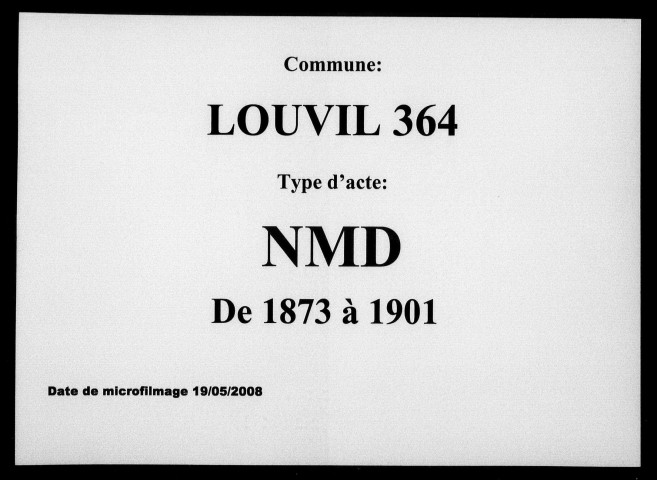 LOUVIL / NMD [1873-1901]