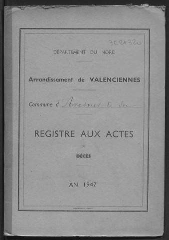 AVESNES-LE-SEC / D [1947 - 1947]