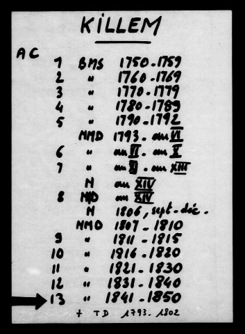 KILLEM / NMD [1841-1867]