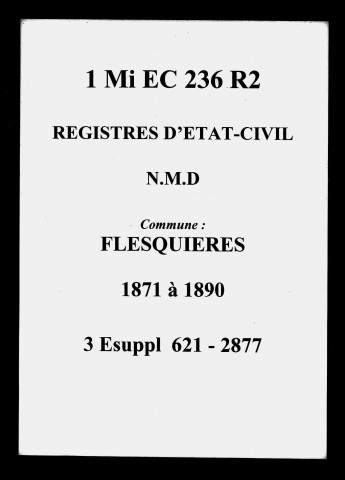 FLESQUIERES / NMD [1871-1890]