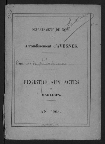 LANDRECIES / M [1903 - 1903]